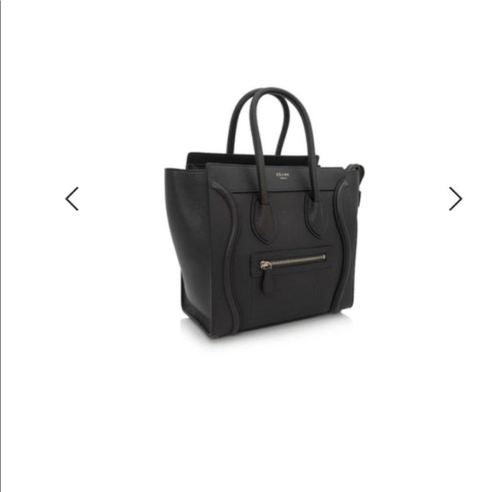 Celine micro calfskin leather weekend bag